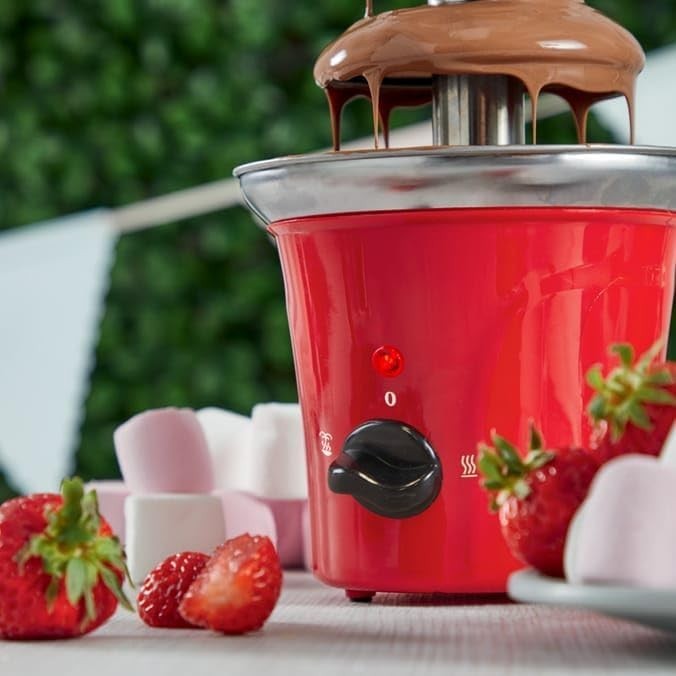 3 Tier Chocolate Fountain Machine Mini Electric Fondue Party Set