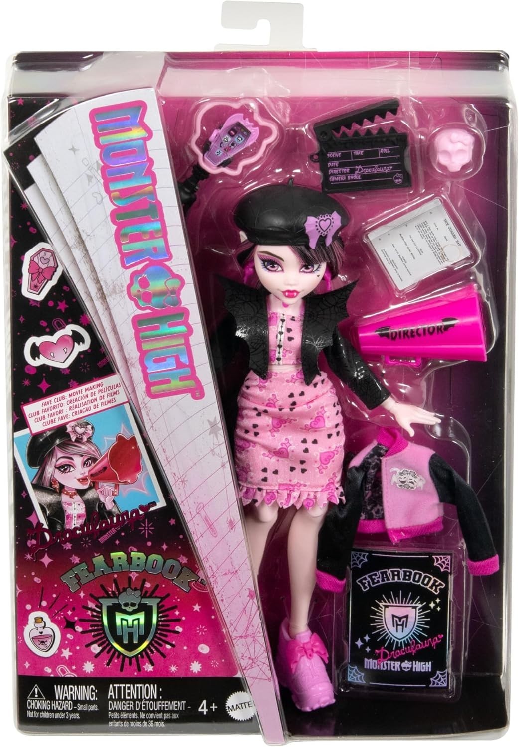 Fashion Doll Movie Club Set with Jacket Script Camera Props Toy