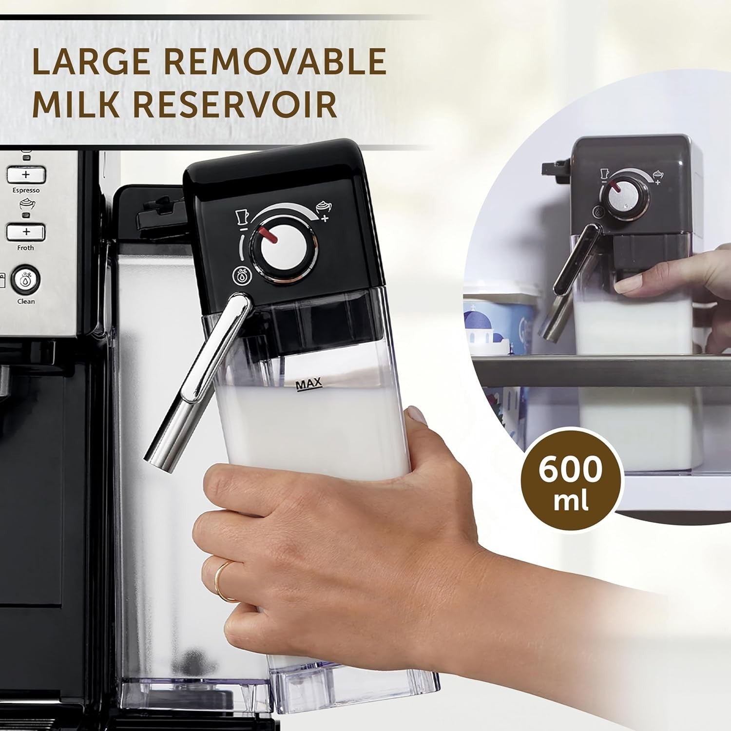 Espresso Coffee Machine | 19 Bar Pump | Automatic Milk Frother