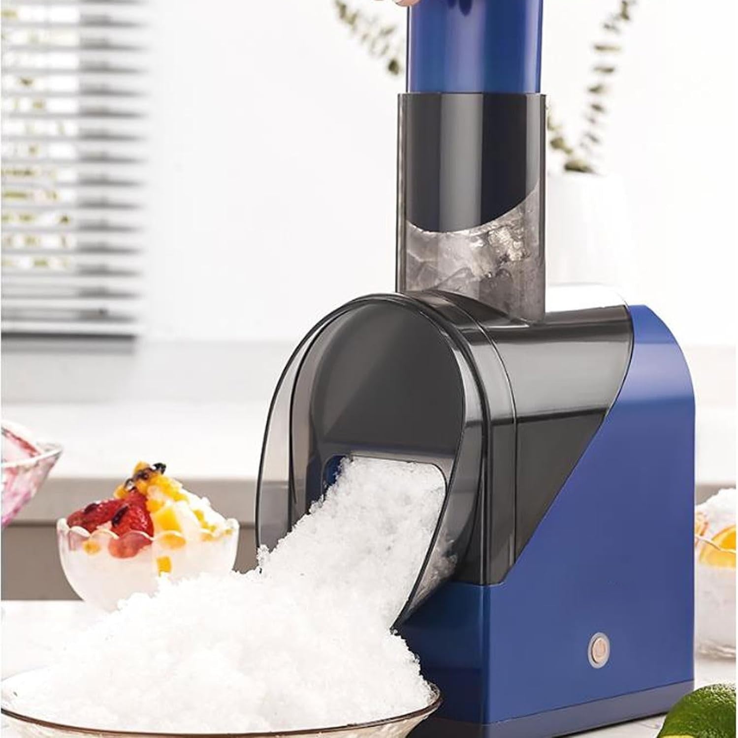 Electric Ice Crusher USB Rechargeable Portable Snow Cone Slush Maker