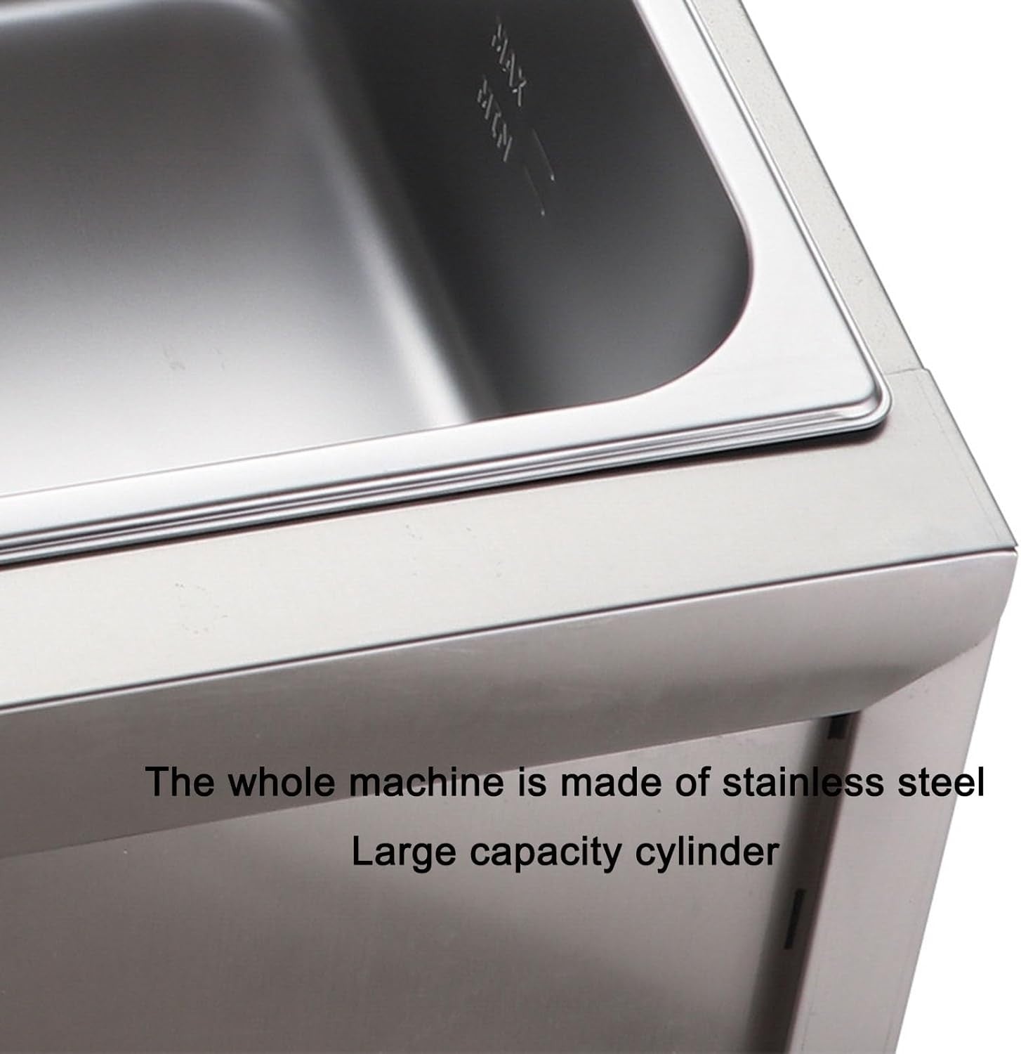 LPG Gas Deep Fryer 6L Stainless Steel Countertop Adjustable Heat