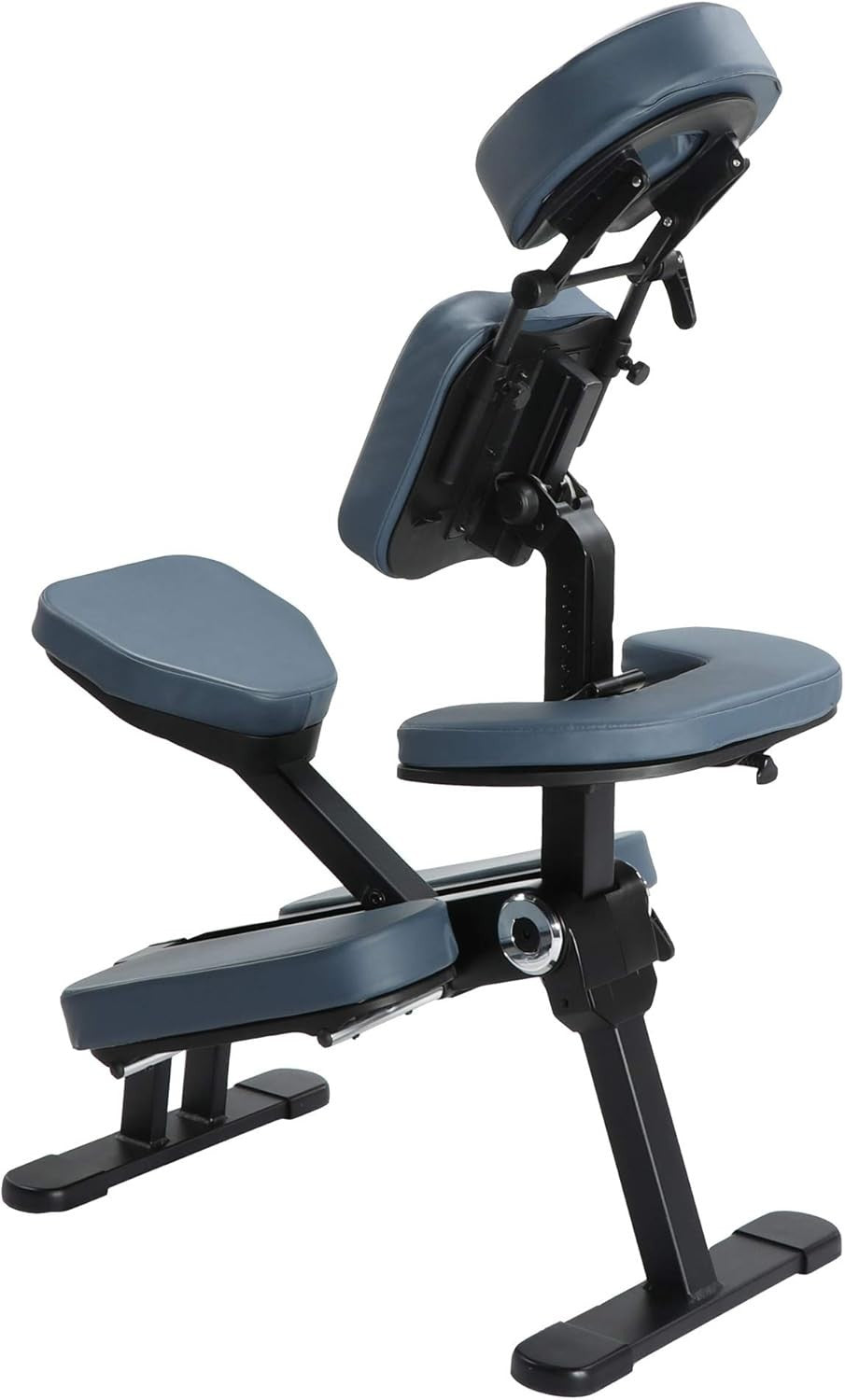 Portable Massage Chair Adjustable Lightweight Aluminum Tattoo Spa Therapy Blue