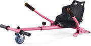 Hoverkart Attachment Seat for 6.5 8 10 Inch Hoverboard Adjustable Pink