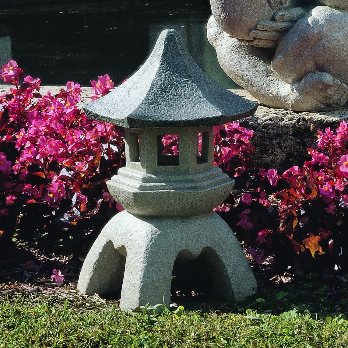 Large Asian Pagoda Lantern Outdoor Garden Statue