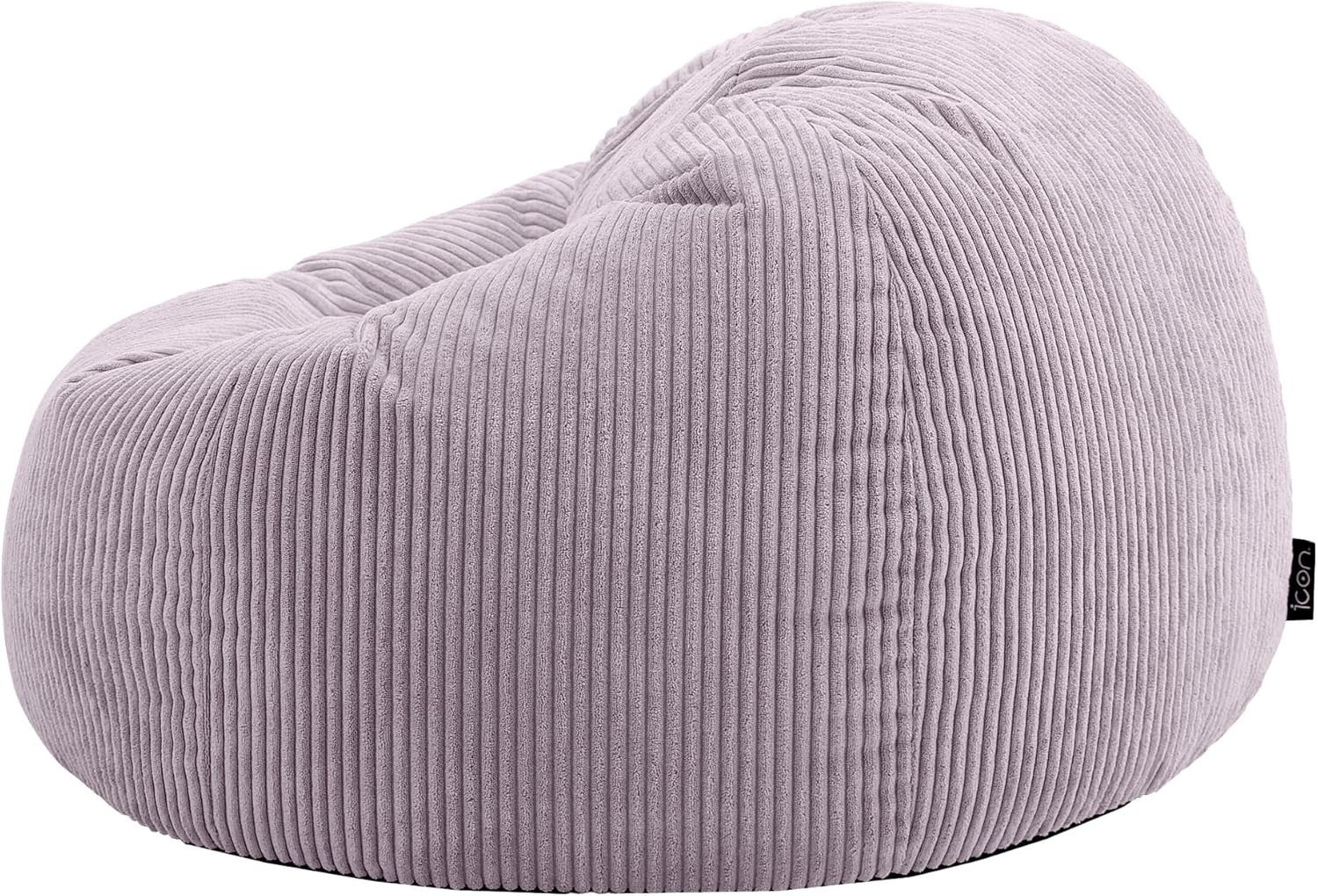 Large Cord Bean Bag Chair Set of 2 | Adult Lounger Seat for Home