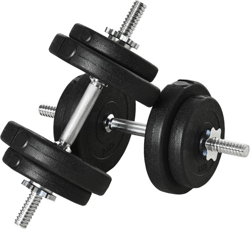20kg Adjustable Dumbbells Set Non Slip Home Gym Hand Weights Compact