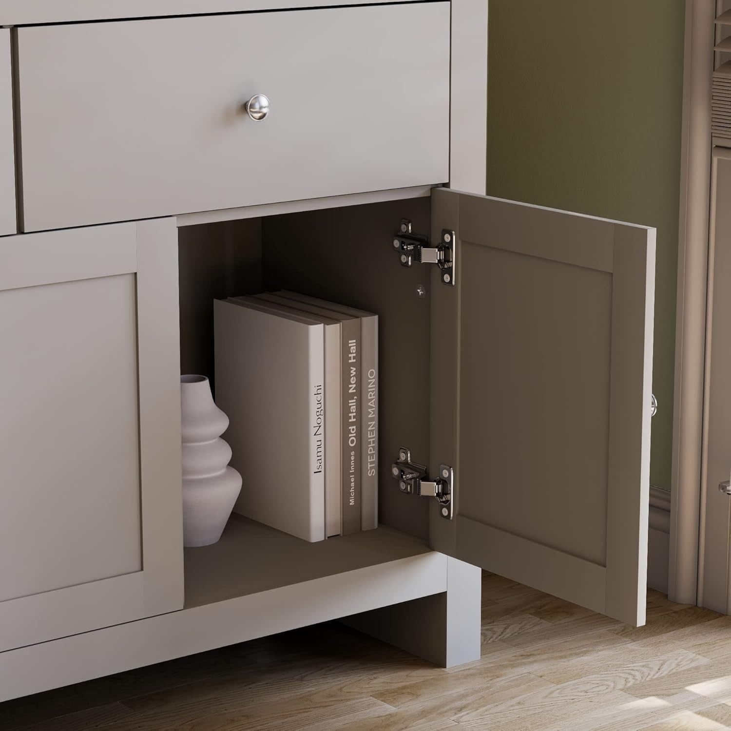 Sideboard Cabinet with Drawers Storage Buffet Cupboard 3 Door