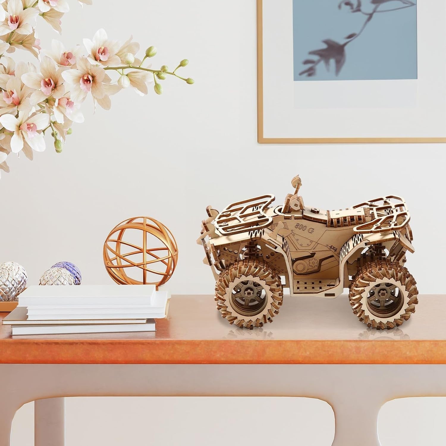 3D Wooden Beach Buggy Puzzle Model Kit – DIY Craft, Home Decor Gift
