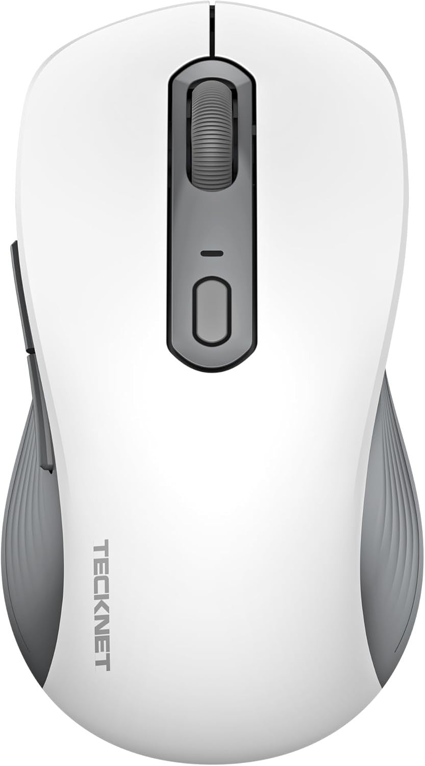 Silent Bluetooth Mouse Tri Mode Wireless 4800DPI Slim Office Laptop