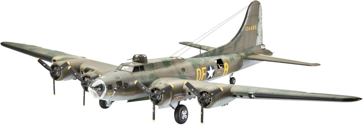 1:72 B-17F Bomber Model Kit Military Plane | 235 Parts | 32.5cm Build