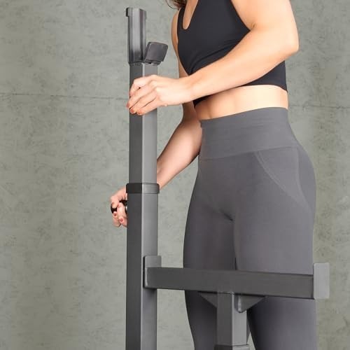 Adjustable Squat & Bench Press Rack Multi-Position Spotters Home Gym