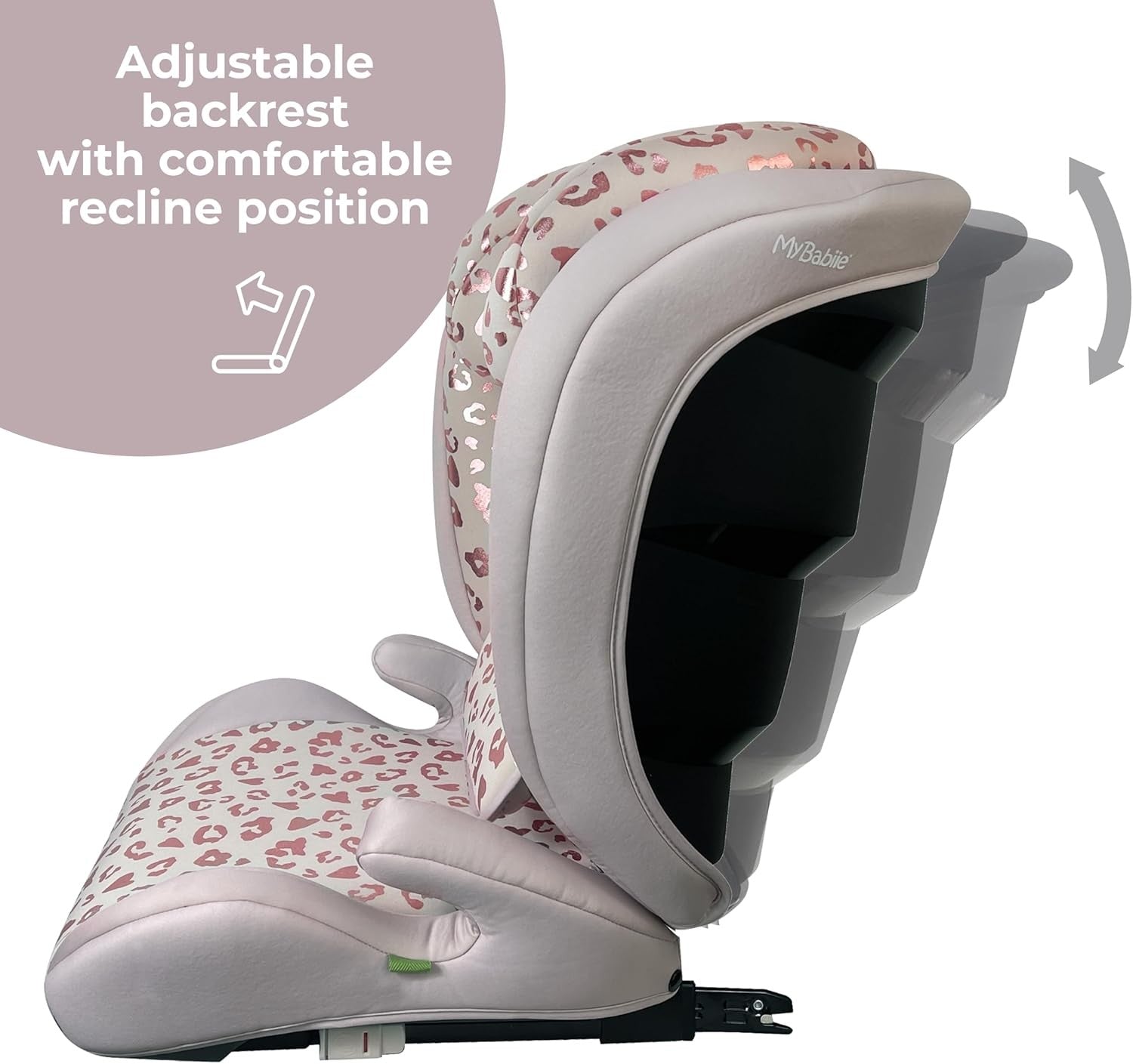 Highback Booster Car Seat ISOFIX Group 2/3 4–12Y Adjustable Headrest