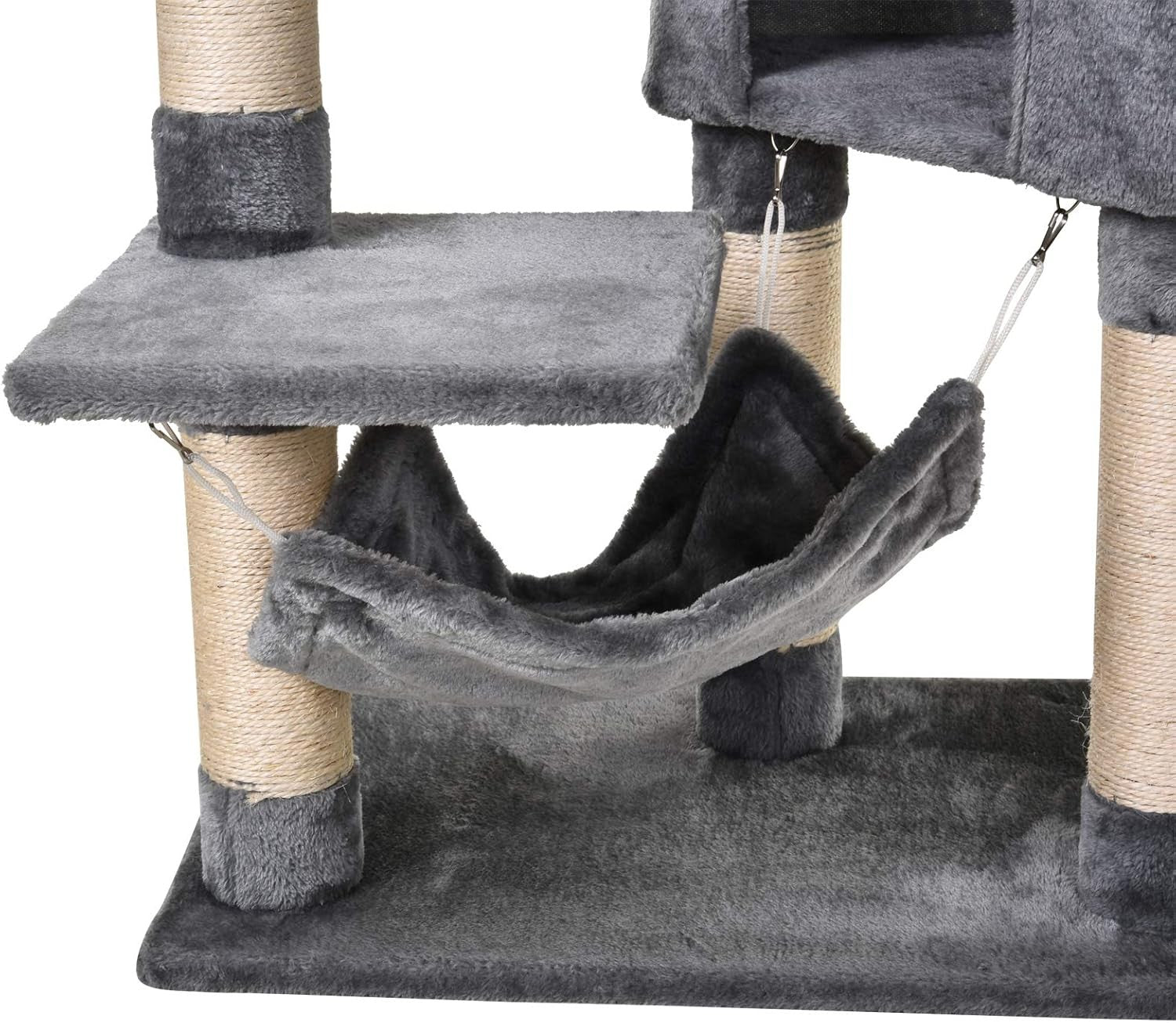 150cm Cat Tree Tower Indoor Condo Multi Level Scratching Posts Hammock House
