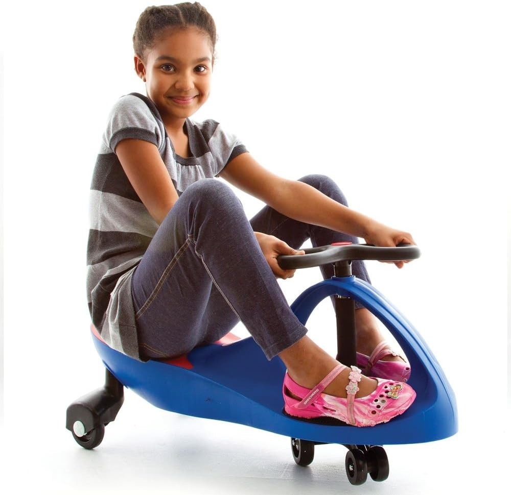 Kids Wiggle Car Ride On Scooter Steering Wheel Balance Toy Blue 120kg