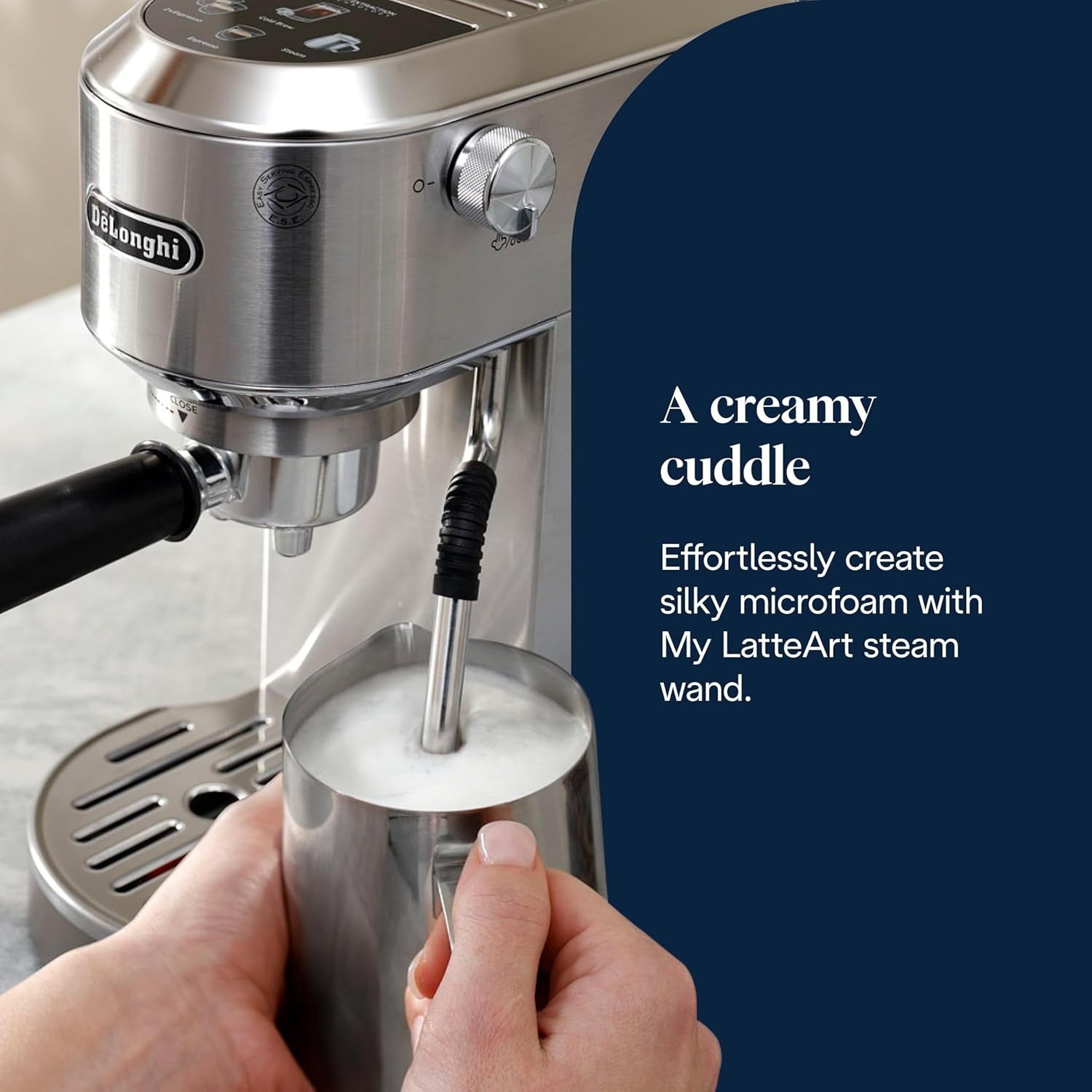Dual Espresso & Cold Brew Coffee Maker | 15 Bar Pressure | MyLatteArt Steam Wand