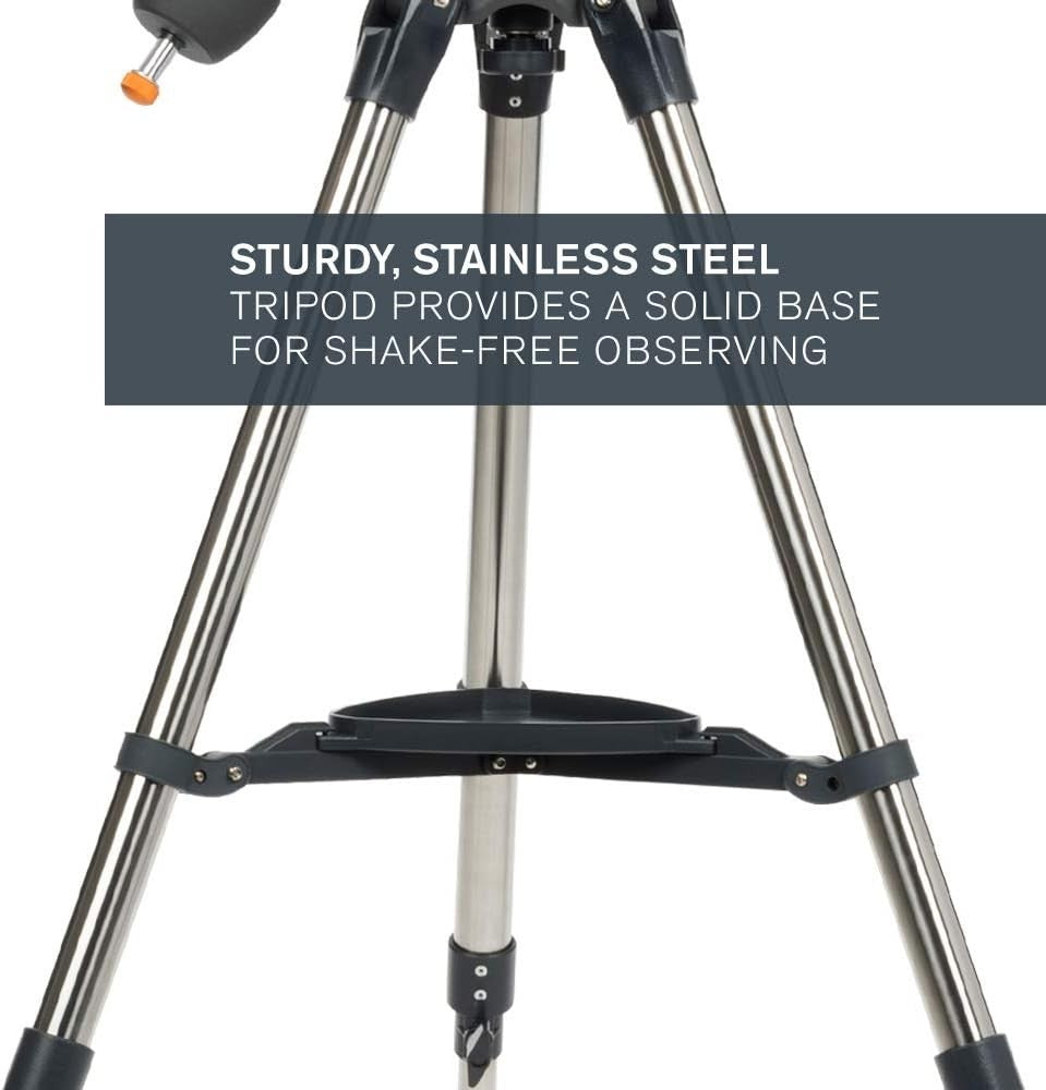 Grey 130mm EQ Reflector Telescope with Motor Drive & Moon Filter