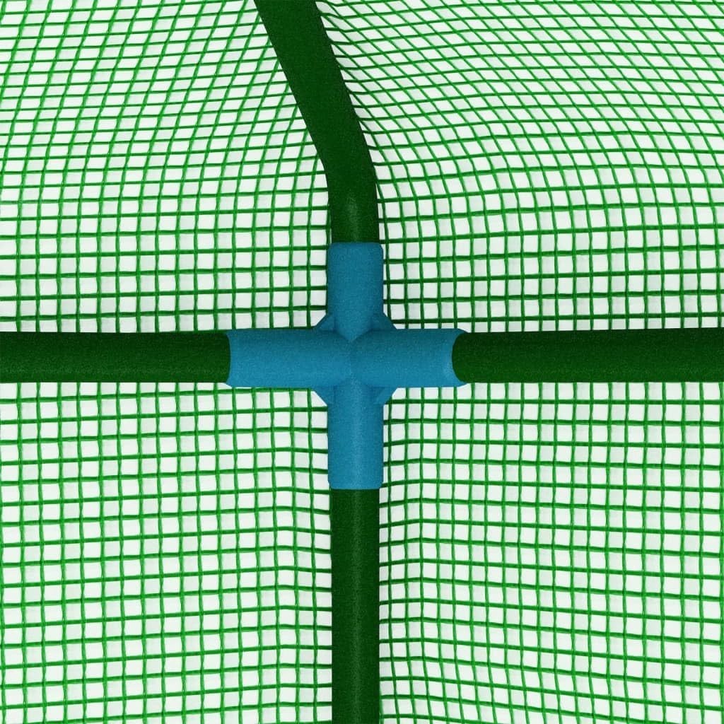 Heavy Duty Walk-In Greenhouse with Shelves | Reinforced PE Cover | Alloy Steel