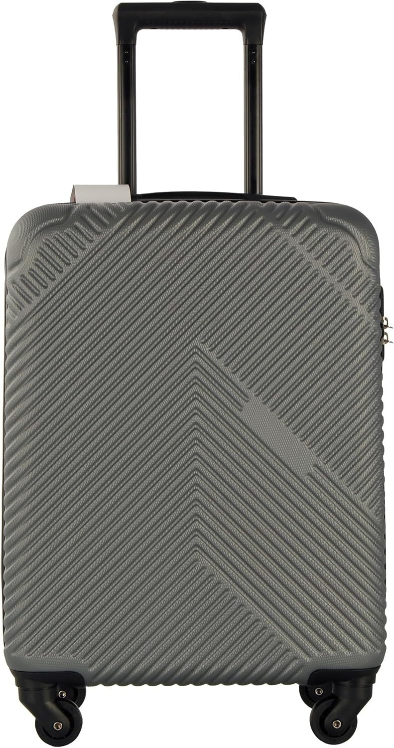 3PC Hard Shell Luggage Set 20 24 28 Inch Spinner Wheels Lock Titanium