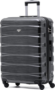 25” Medium ABS Hard Case Check In Suitcase Lightweight 4 Wheels