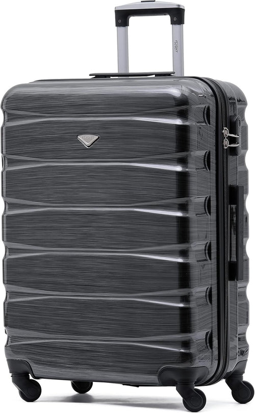 25” Medium ABS Hard Case Check In Suitcase Lightweight 4 Wheels