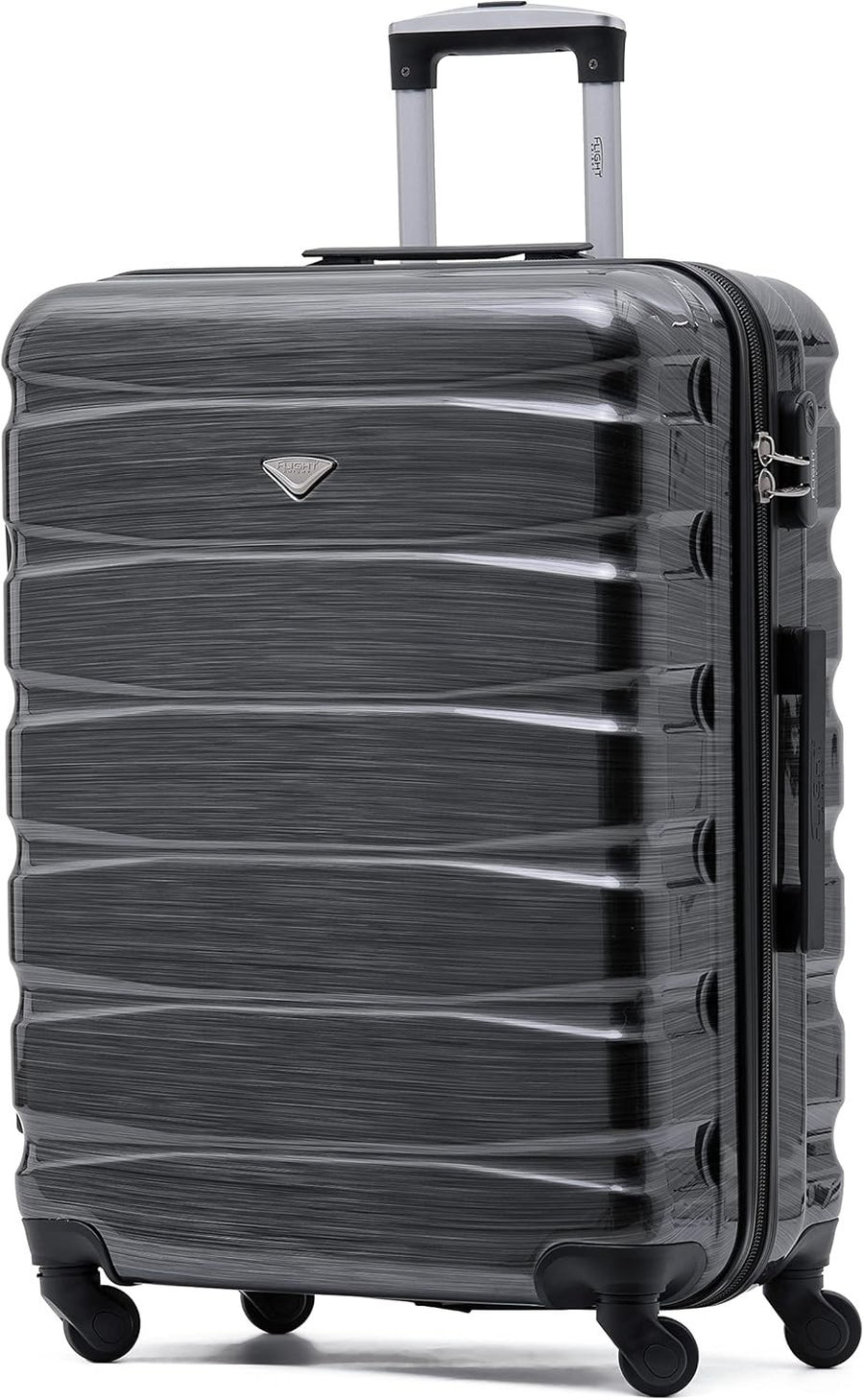 25” Medium ABS Hard Case Check In Suitcase Lightweight 4 Wheels