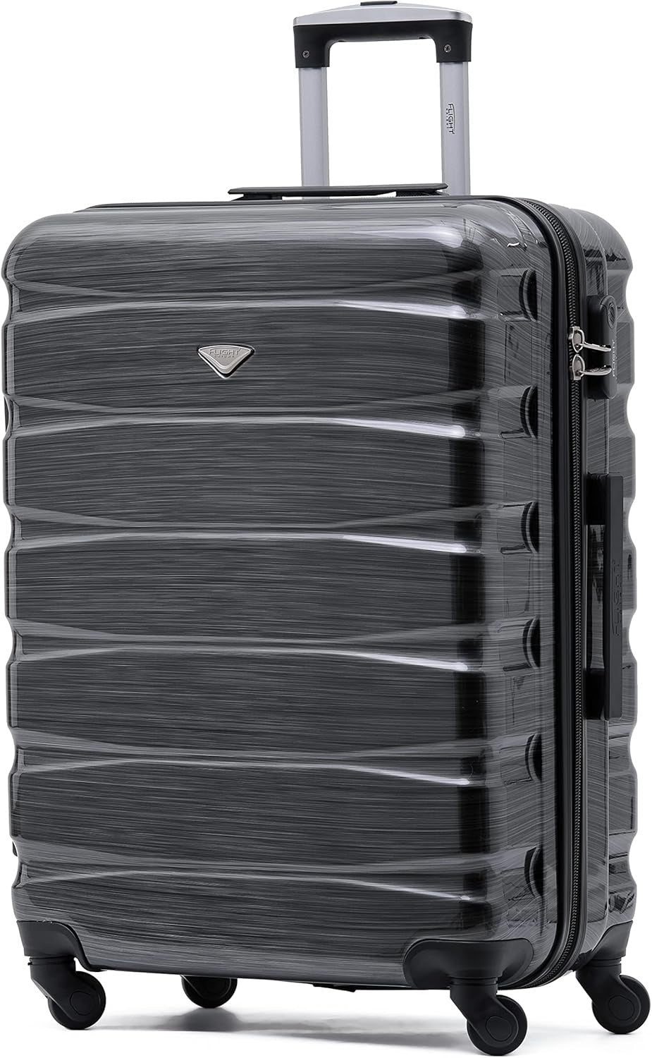 25” Medium ABS Hard Case Check In Suitcase Lightweight 4 Wheels
