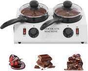 Chocolate Tempering Machine 2 Pot Electric Melter 30-85C UK Plug