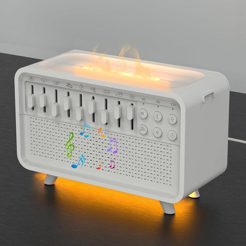 4-in-1 White Noise Machine with Bluetooth Speaker, Humidifier & Night Light