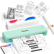 Portable A4 Thermal Printer 300DPI Bluetooth Inkless Mobile