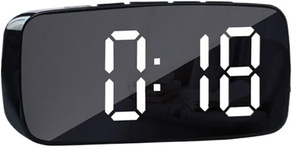 Digital Alarm Clock Loud Large LED Display Heavy Sleepers Snooze Bedside