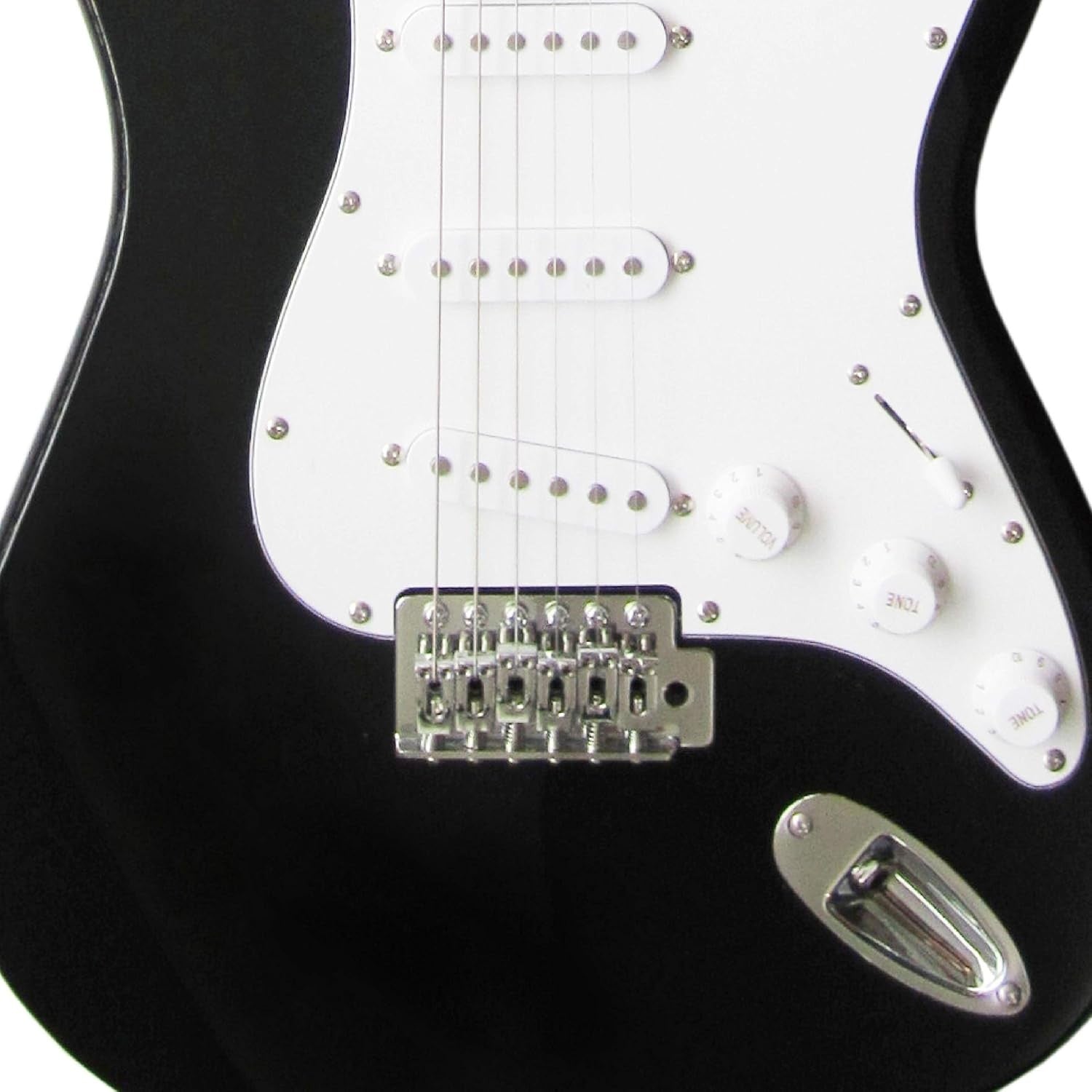 39" Electric Guitar Full Size Starter Kit 5W Amp Black ST Style