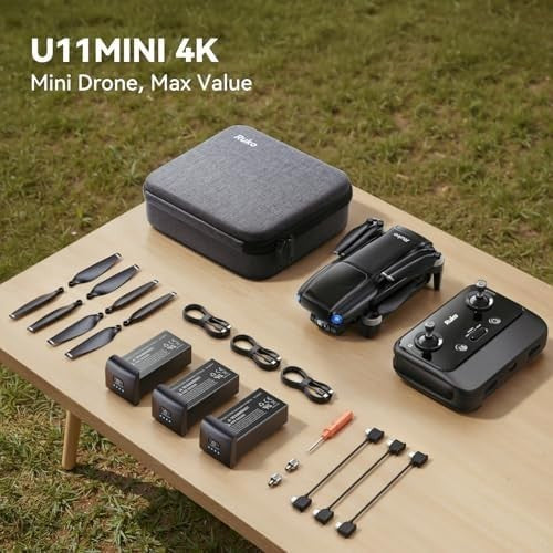 Foldable 4K Drone with 8K Photo, 3-Axis Gimbal, GPS Return & 96Min Flight