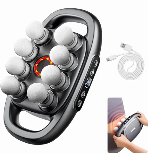 8 Head Deep Tissue Massage Gun Electric Muscle Massager Rechargeable
