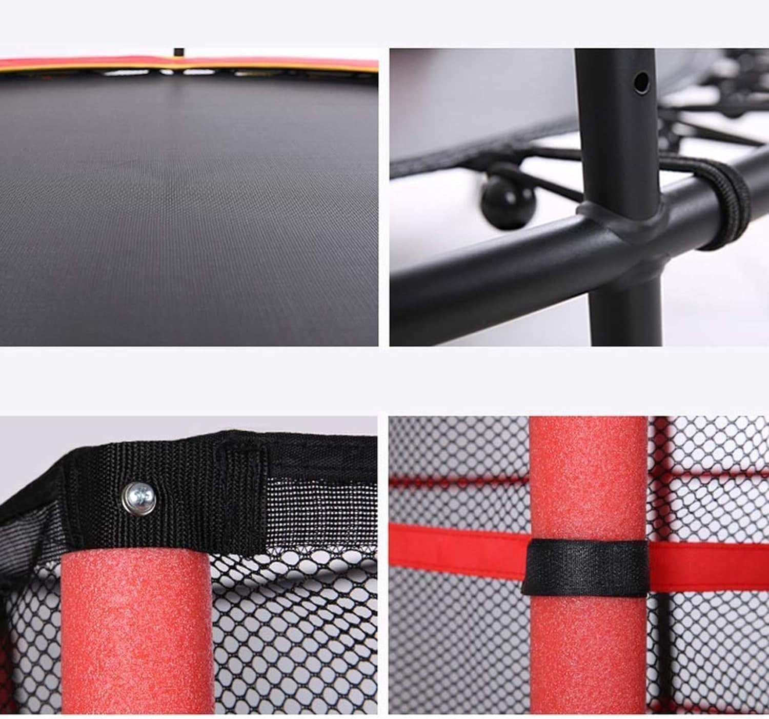 55” Kids Trampoline w Safety Enclosure Indoor Outdoor Bungee Ages 1–11