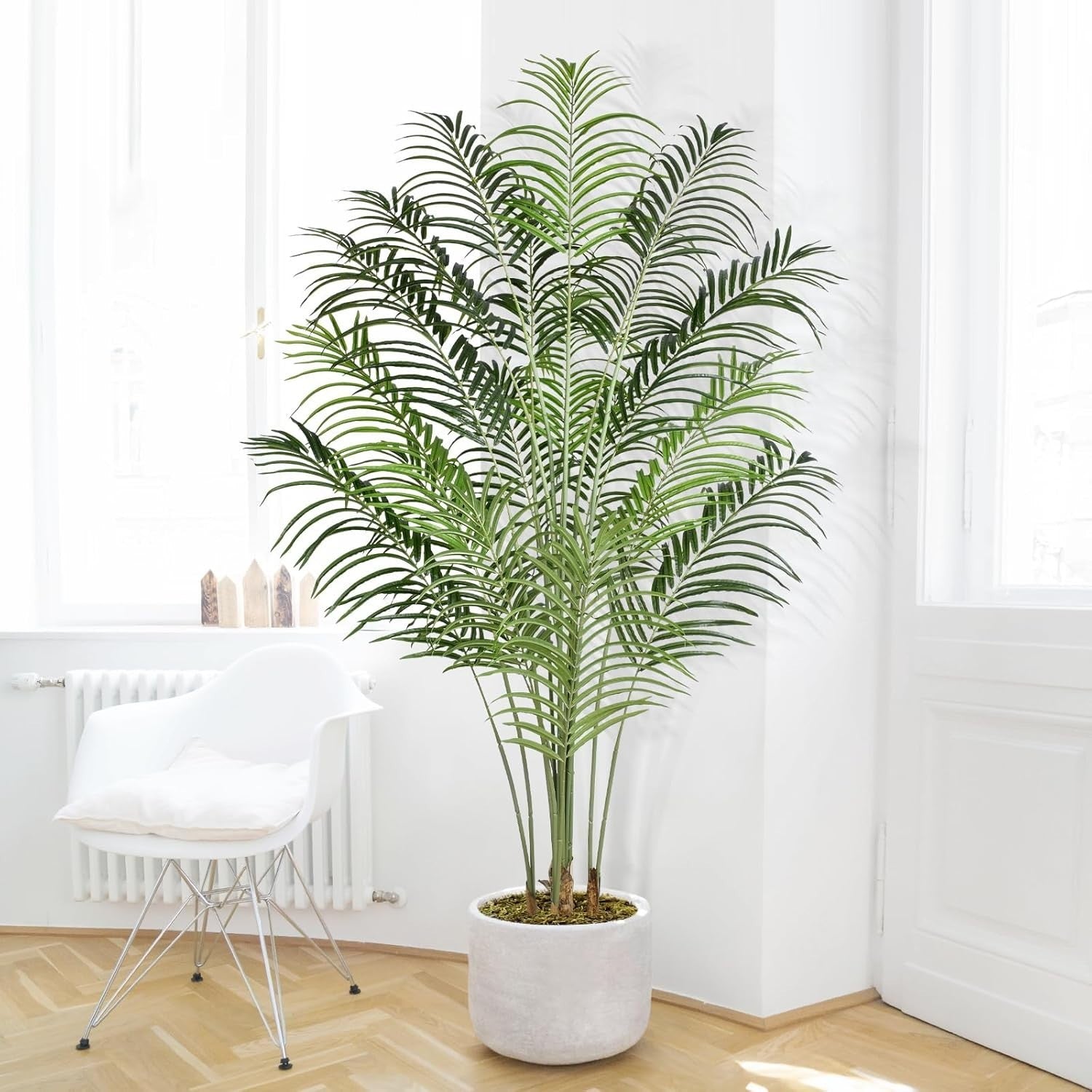 200cm 1pcs Artificial Palm Tree Faux Tropical Indoor Outdoor Home Decor Plant