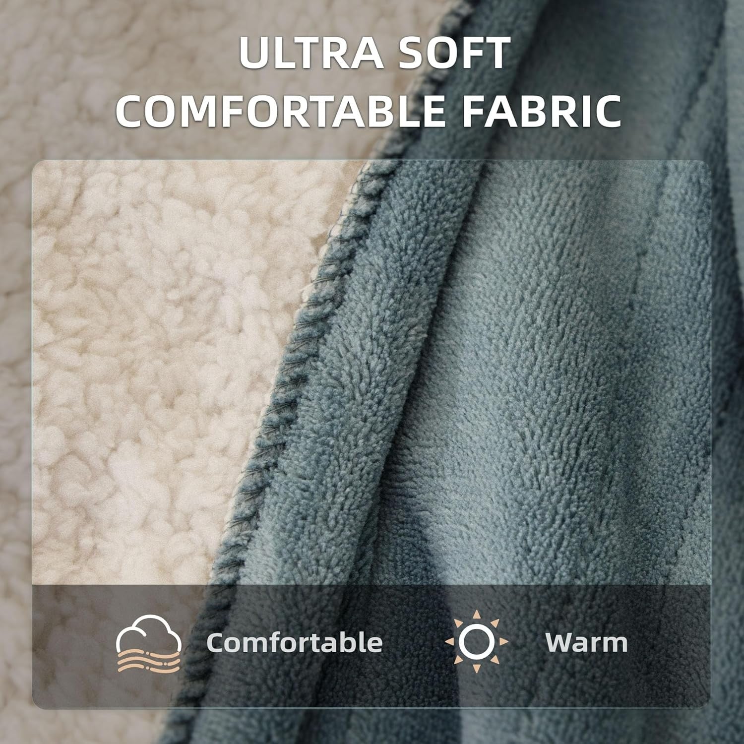 Electric Heated Throw Blanket 130x160cm 6 Heat Timer Washable Bed