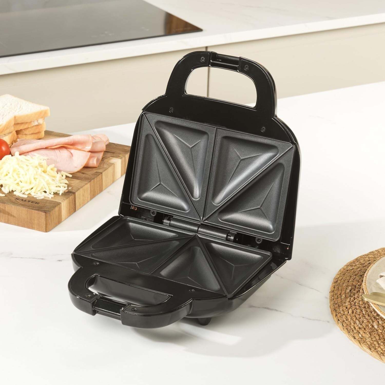 Stylish 750W Sandwich Toaster | Handbag Design Non-Stick Toastie Maker