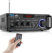 200W Bluetooth Stereo Amplifier Dual Channel HiFi Receiver USB FM