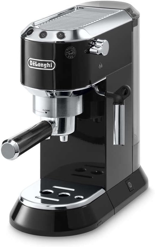 15-Bar Espresso Machine with Milk Frother | Fast Heat-Up | Slim 1L