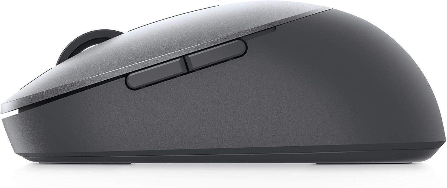 Wireless Bluetooth Mouse 1600 DPI Portable Slim Grey USB