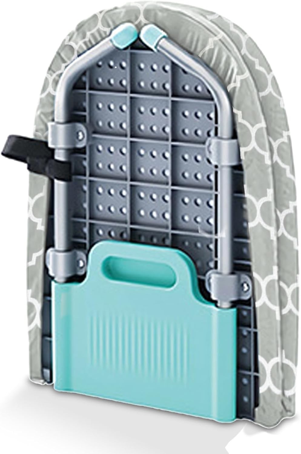 Compact Folding Ironing Board Non Slip Heat Resistant Cover Space Saving