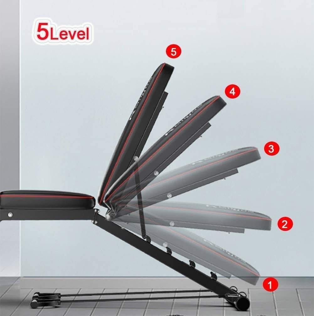 Adjustable Weight Bench with Leg Extension Curl Full Body Home Gym
