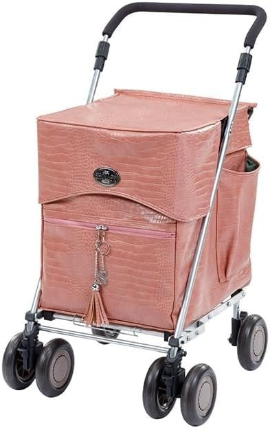Sholley 4 Wheel Push Shopping Trolley Foldable Walking Aid Victoria