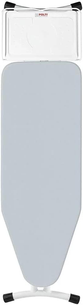 Extra Large Adjustable Ironing Board with Steam Surface Iron Rest Grey White