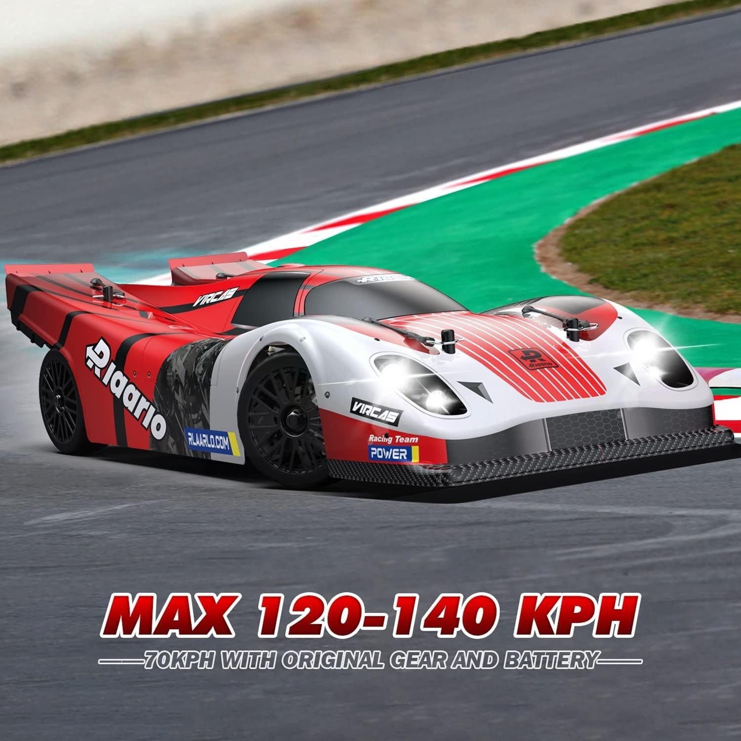 Brushless RC Car 1:10 4WD 120KM/H Fast Remote Control Car for Adults Racing