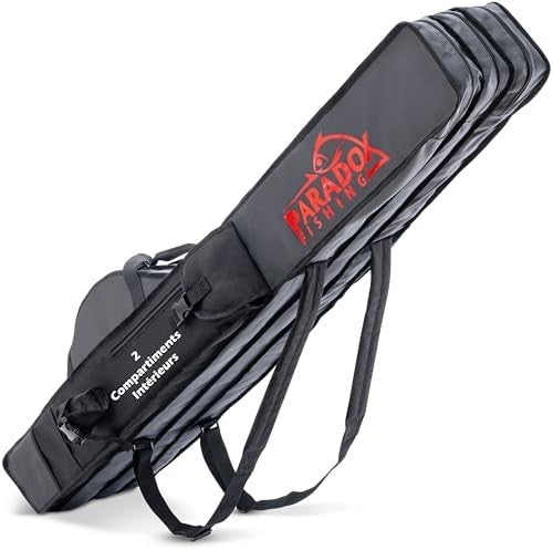 Fishing Rod Bag 2-3 Compartments Water-Repellent 130cm Carry Case