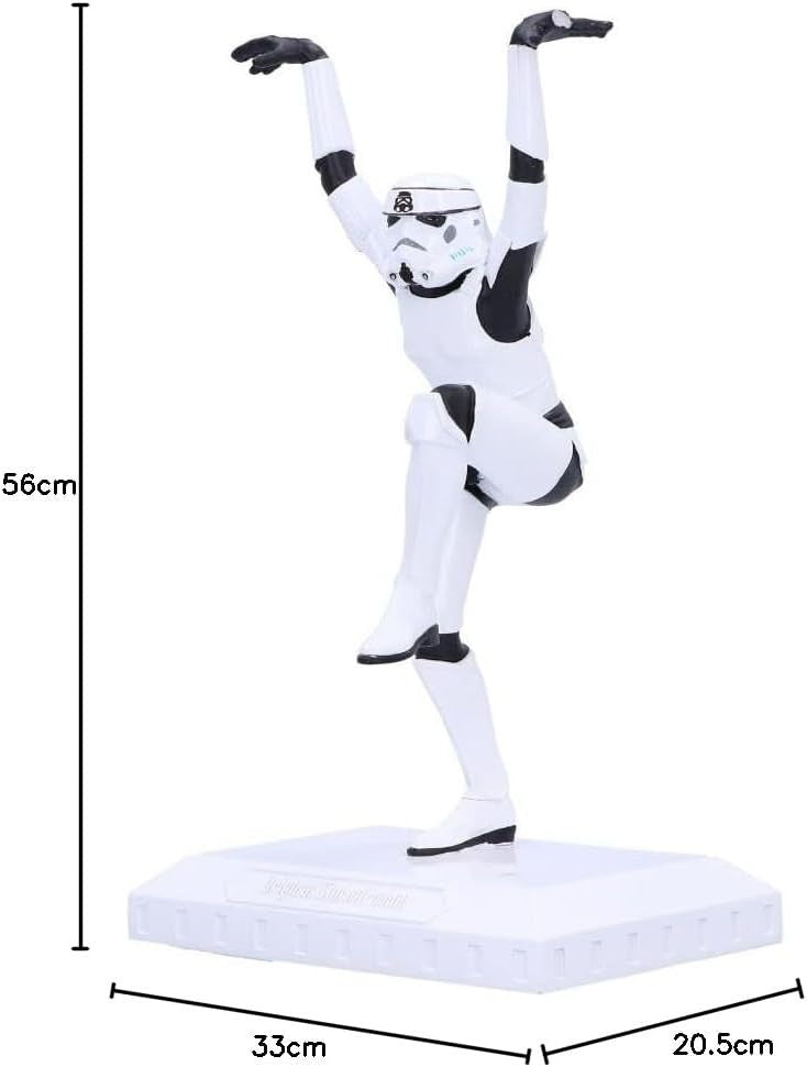 Crane Kick Stormtrooper Figurine Resin Statue 28cm Martial Arts Decor Gift