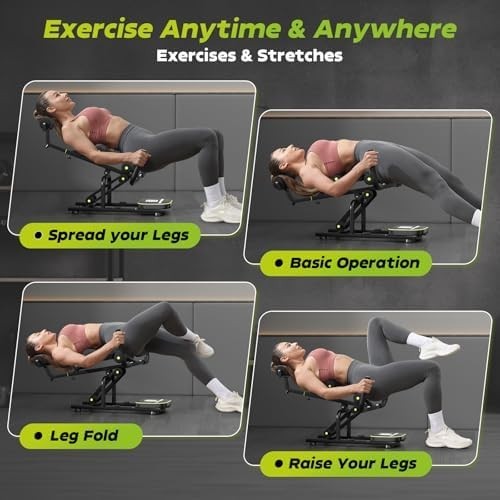 Mini Inversion Chair for Back Pain Relief  Foldable Spine & Neck Stretcher