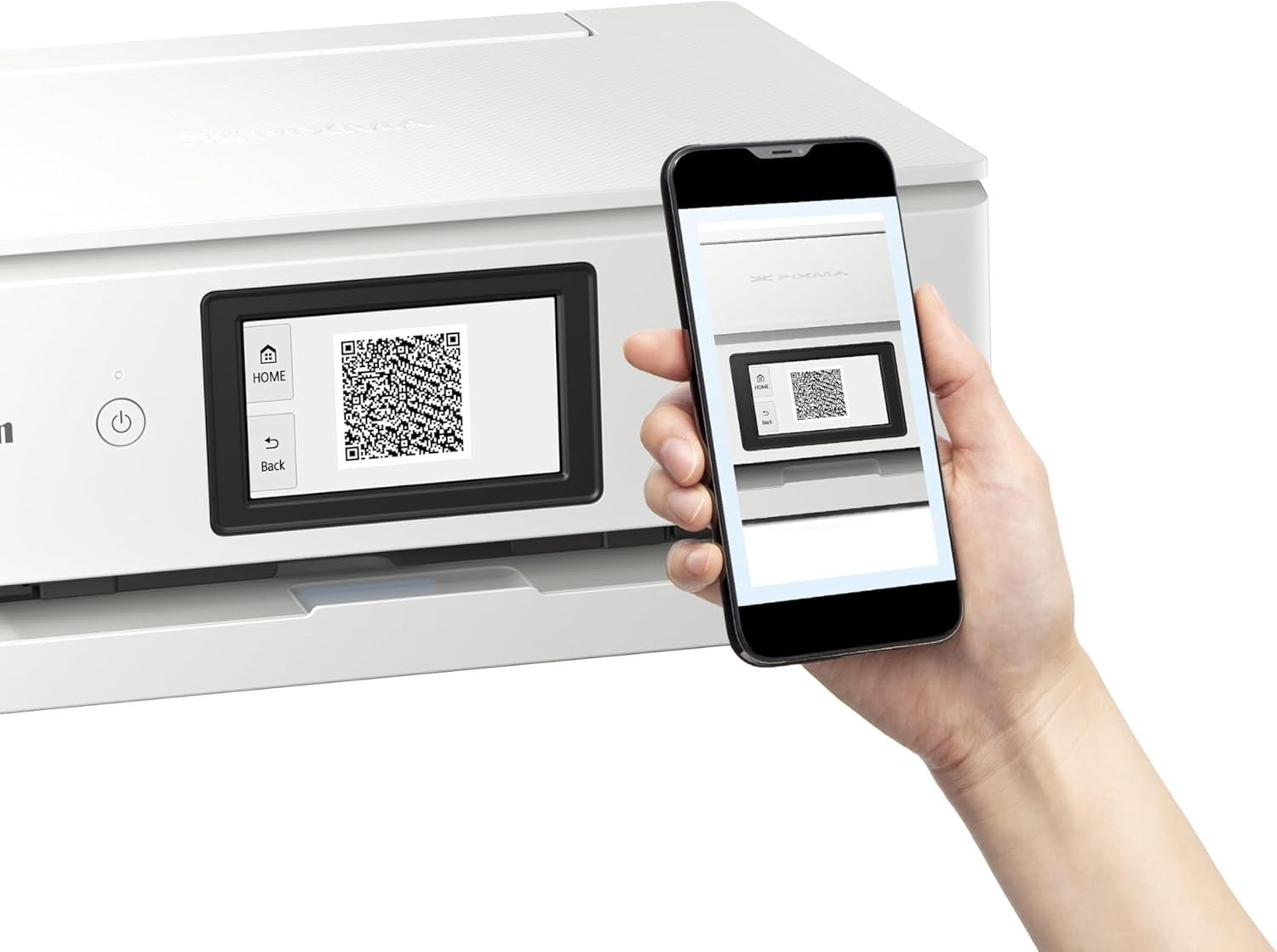 6-Colour Inkjet Printer |TS8751| Wi-Fi, Duplex, Touchscreen, White
