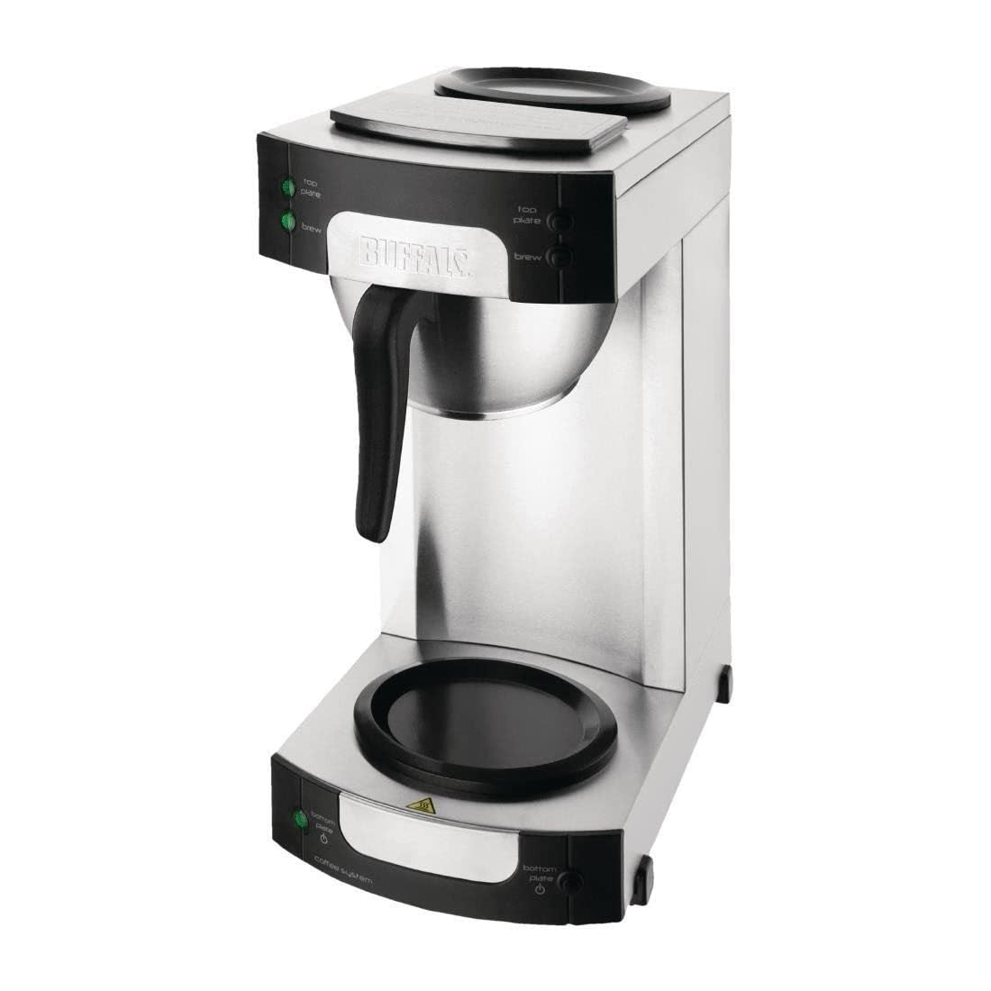 Commercial Filter Coffee Maker 1.7L | Fast Brew 6 Mins | Dual Hotplates